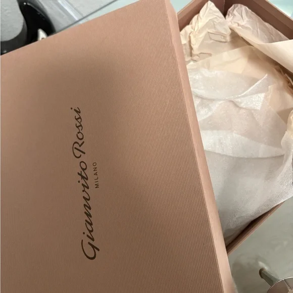 Gianvito Rossi Silver and Clear Heels - Picture 4 of 4